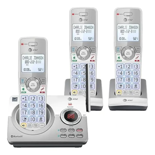 Telefono Inalambrico 3 Unid Contestadora Calle Id Inter Net
