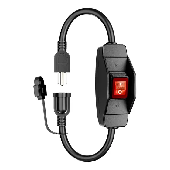 Cable De Extensión Para Exteriores Kasonic De 1.5 Pies Y 3 P
