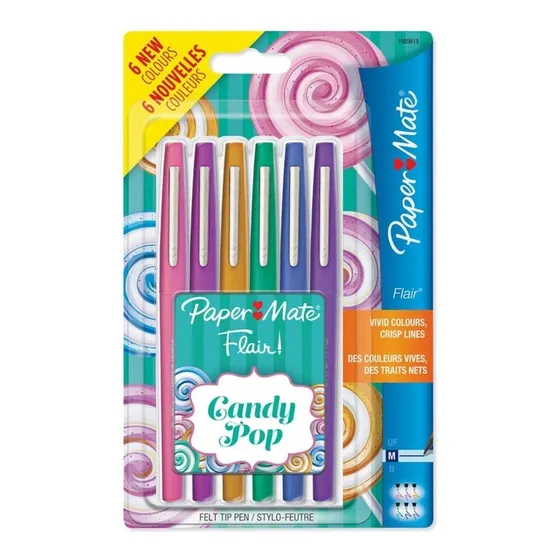 Micropunta Flair Paper Mate Tropical Vacation X6 Und