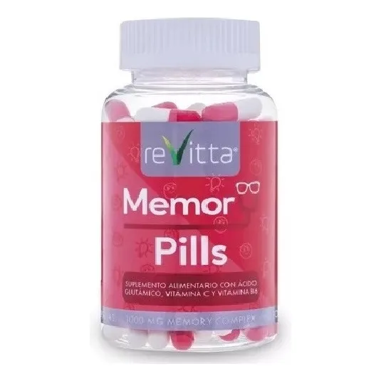 Memory Pills 120 Caps 1 Frasco Revitta. Memoria/ Aprendizaje