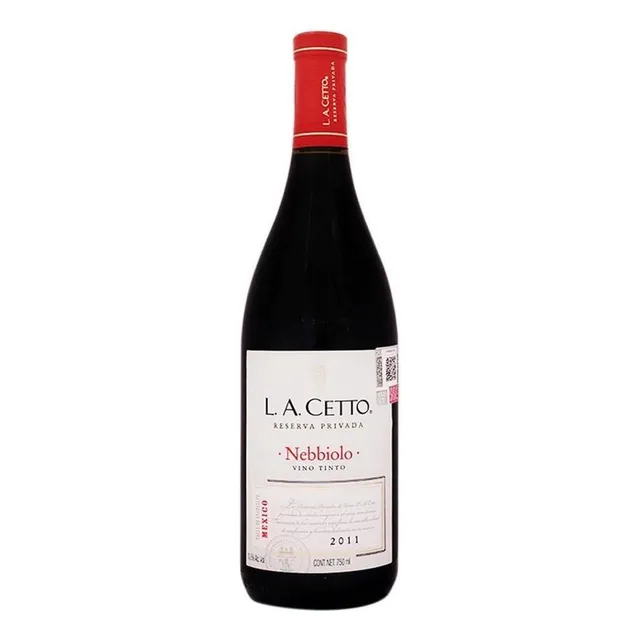 Caja De 6 Vino Tinto L.a. Cetto Nebbiolo Reserva Privada 750