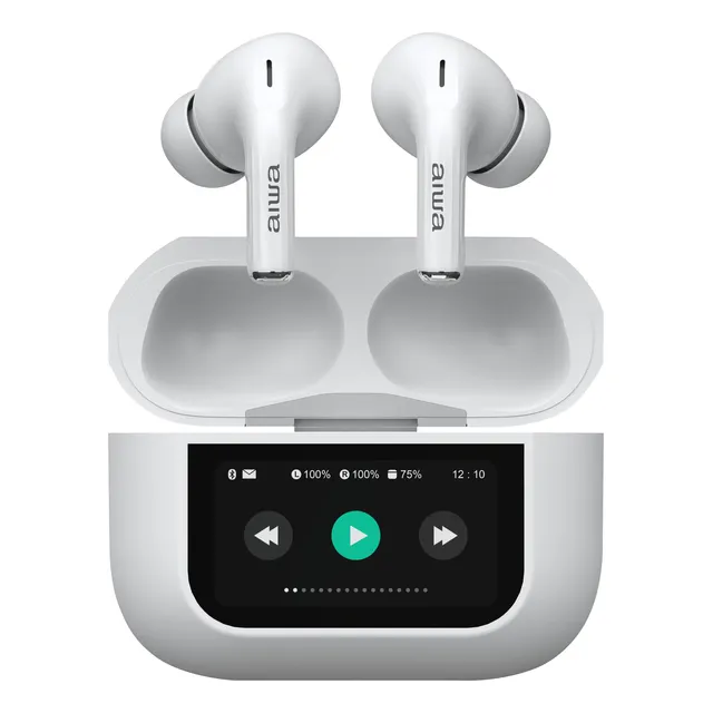 Audífonos Aiwa In Ear Pantalla Táctil Bluetooth Aw-twsgpro