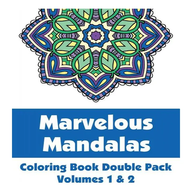 Libro Marvelous Mandalas Coloring Book Double Pack (volum...