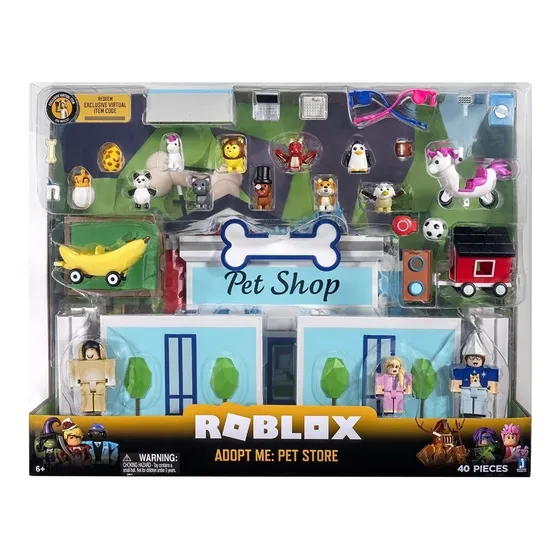 Roblox Adopt Me Pet Store 40 Piezas 3 Figuras Accesorios Msi