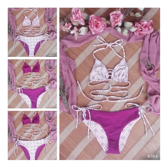 Trajes De Baño Reversible