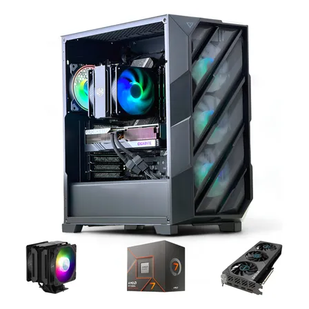 Pc Gamer Amd Ryzen 7 8700 32gb 1tb Rtx 5060 Ti 16gb Wifi 1 Tb 32 Gb Rtx 5060 Ti
