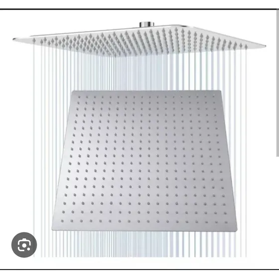 Mhiler Regadera 40x40 Cromada Cuadrada