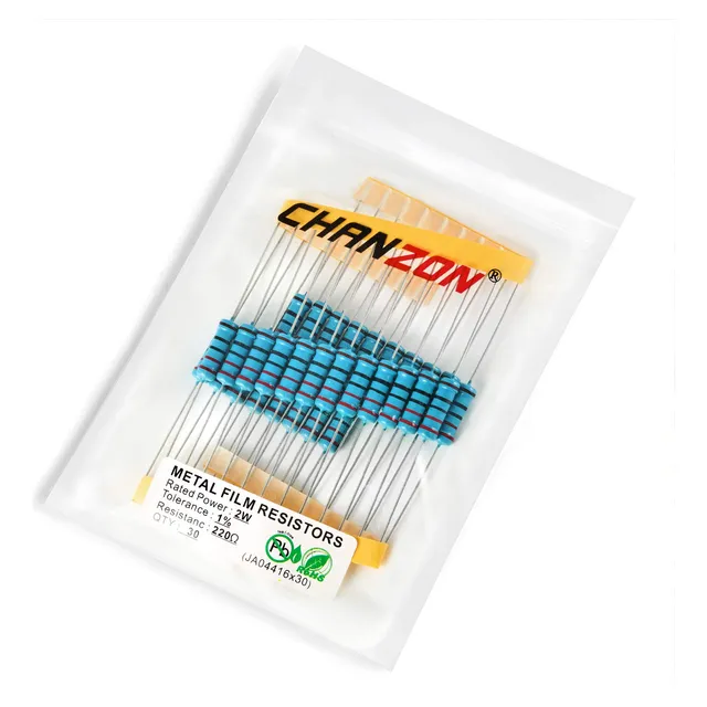 Kit De Resistencias 220 Ohm  2w  30 Piezas