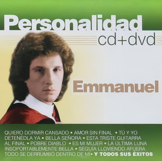 Emmanuel Personalidad Cd+dvd Música Nuevo Emmanuel Personalidad Cd+dvd Música Nuevo