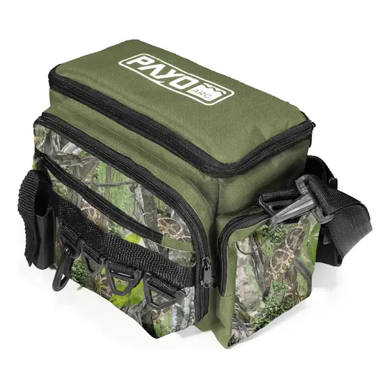 Bolso De Vadeo Payo Con 4 Cajas Para Señuelos #bahía Color Jungla