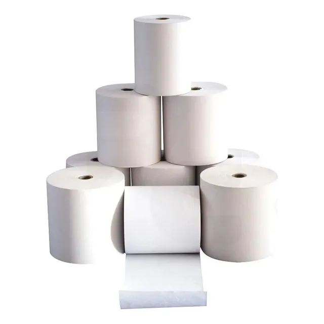 10 Unidades De Rollos Papel Termico 80mm Rollo Termico 80x80