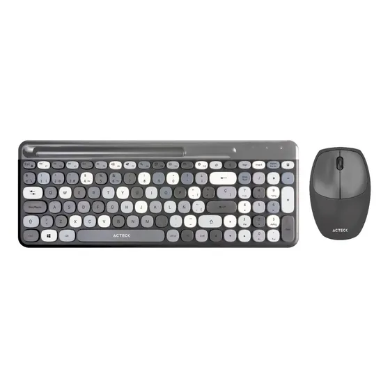 Combo Inalámbrico 2 En 1 Mk470 Teclado + Mouse Delgado Negro