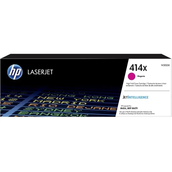 Toner Hp W2023x 414x Magenta M454 479 6000 Copias