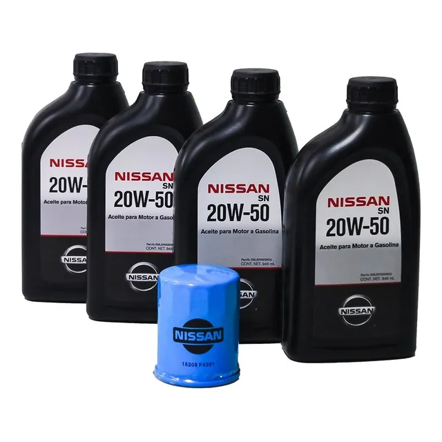 Aceite Filtro Nissan Tsuru 20w50 Original 4 Litros