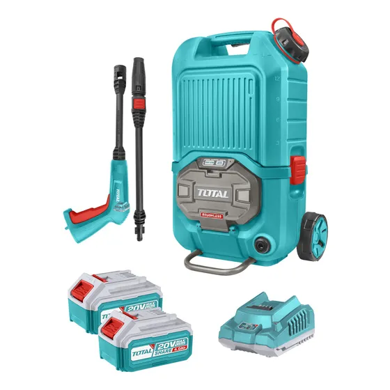 Hidrolavadora Total Sin Carbones 40v + 2 Baterías 4.0ah 20v