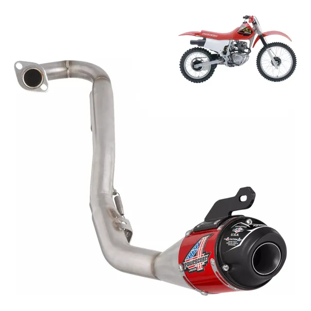 Escapamento Xr 200 Esportivo Completo Powercore 4 Off Road