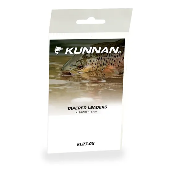 Leader Pesca Con Mosca Kunnan 9 Pies Trafilado Fly Cast 