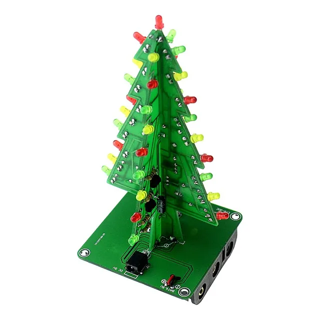 Diy Kit Electrónico Arbol De Navidad Led Tridimensional