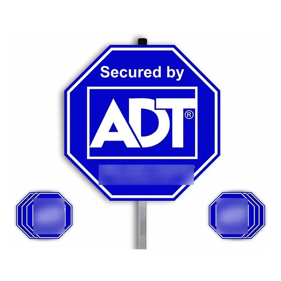 Adt Seguridad 1 Estaca Aluminio. Alumiio 28 Largo Para