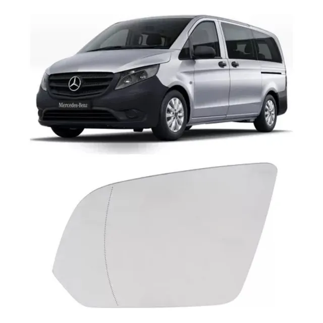 Espejo Vidrio Placa Mercedes Benz Vito 2016 Al 2023 Original