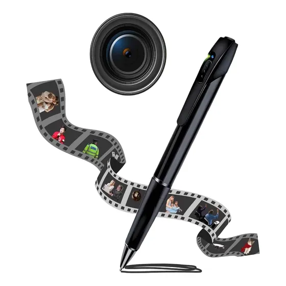 Cámara Espía Mini En Bolígrafo 1080p Full Hd Con Lector