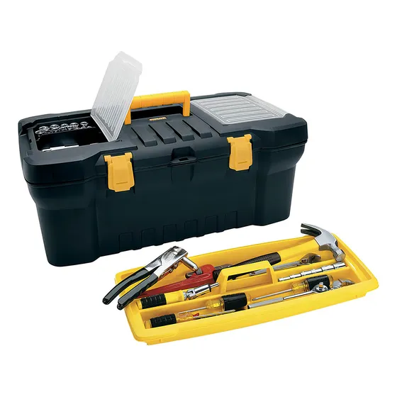 Caja Herramienta 24 Tapa Panal Negra Rimax 5979