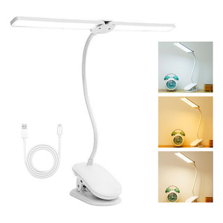 Lampara De Escritorio Led Ajustable Cabezal Lámpara Doble Lampara De Escritorio Led Ajustable Cabezal Lámpara Doble