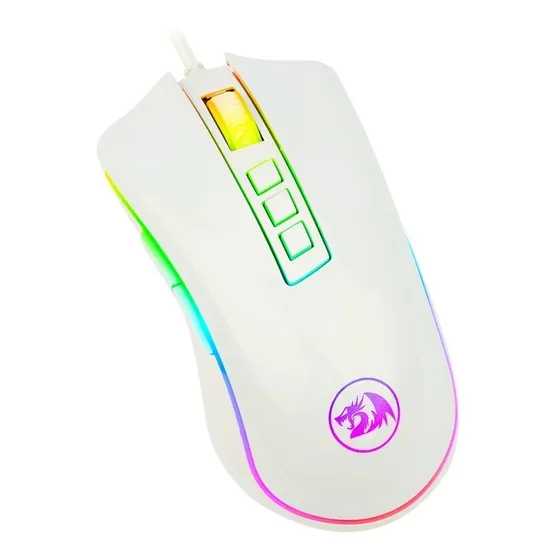 Mouse Gamer Redragon Cobra Blanco 10.000dpi