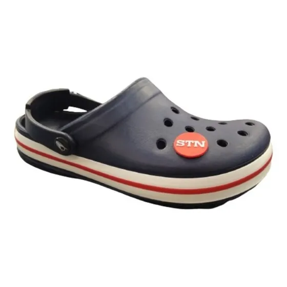 Zueco Gomon Stone Del Talle 35 Al 45 - Azul