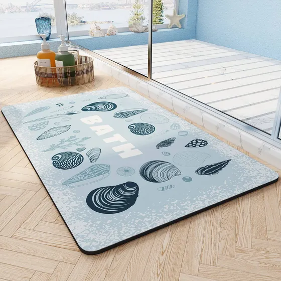 Alfombrilla Baño Absorbente Secado Rapido Antideslizante 20