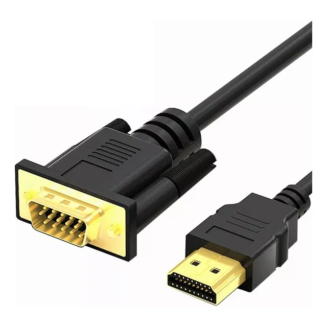 W Cable Convertidor 1080p Compatible Hdmi Macho A Vga Ma 3m