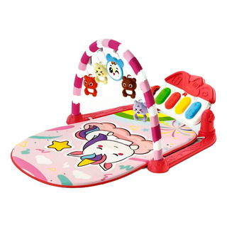 Gimnasio De Unicornio Con Piano Interactivo Y Colgantes Luz Color Rosa Gimnasio De Unicornio Con Piano Interactivo Y Colgantes Luz Color Rosa