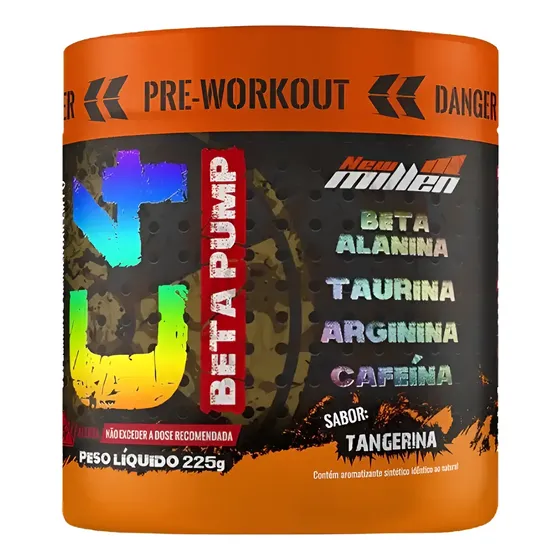 Pré Treino C4 Beta Pump 225g New Millen Eleito 4x Melhor Br