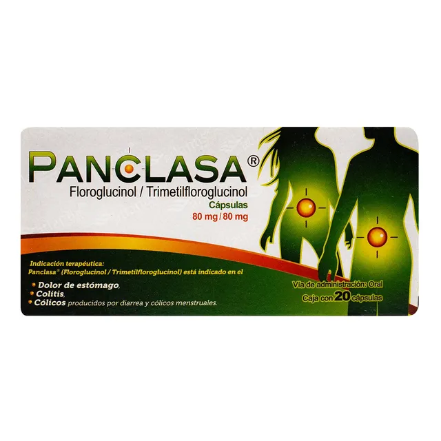 Panclasa 80 Mg / 80 Mg, 20 Cápsulas