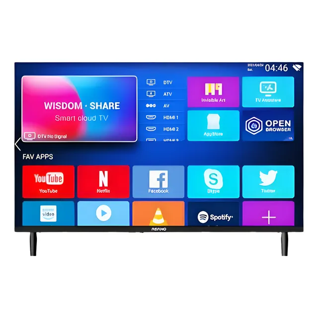 Smart Tv Asano 32'' Frameless Wifi Android 12 Sin Bordes