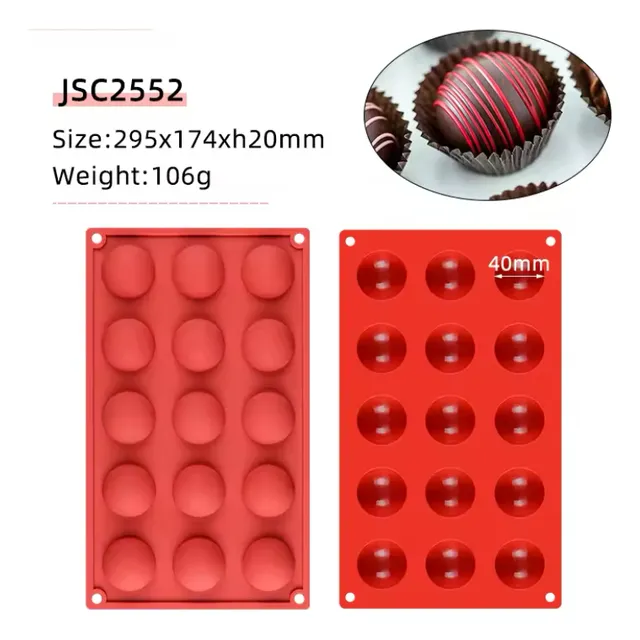 Molde De Esferas Medianas Repostería Bombones