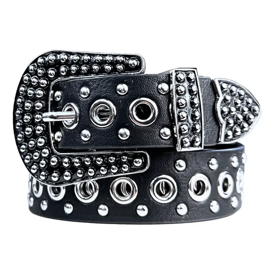 Cinto Feminino Plus Size Tachinha Ilhós Moda Rock Country Gg