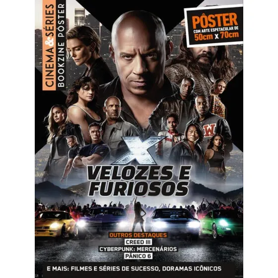 Superpôster Cinema E Séries Velozes E Furiosos 10, De Editora Europa. Editorial Europa, Capa Mole Em