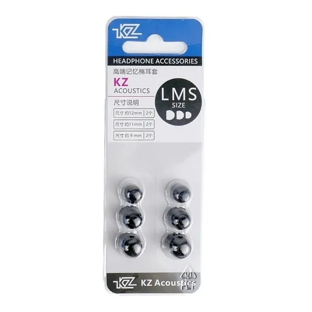 Espumas Audífonos Kz Memory Foam Ear Tips Kz Zsn Zs10 Zst 