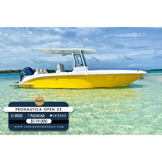 Lancha Pronautica Open 25 Lv3352
