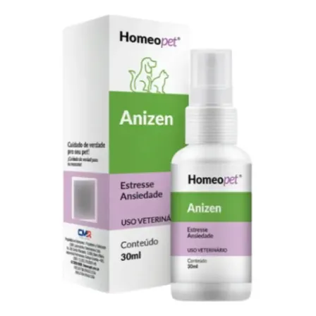 Homeopet Anizen Homeopatia Anti-estresse 30 Ml Para Cães E Gatos