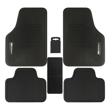 Jogo Tapete Personalizado Carro Borracha Chevrolet Bordado