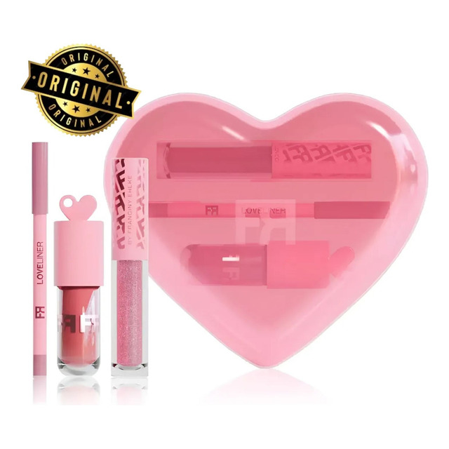Kit Fran Love Kit Gloss Lápis Labial By Franciny Ehlke