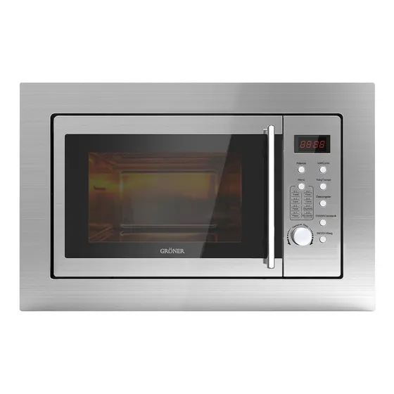 Microondas Gröner Inox 25l