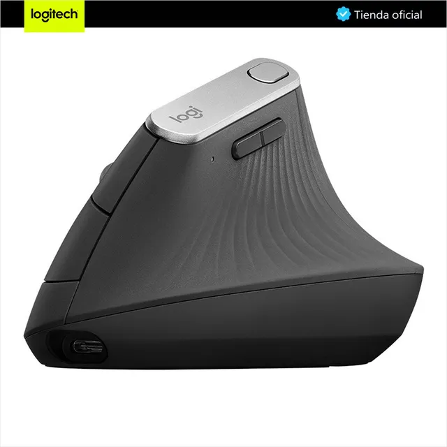 Mouse vertical inalámbrico recargable Logitech MX Vertical negro