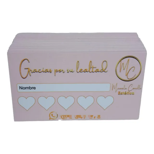 Tarjetas Personales X 100un.