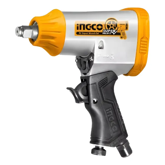Llave De Impacto Neumatica 1/2'' Con 10 Pzs Maletin Ingco