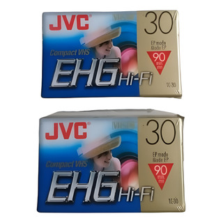 Jvc Compact 90 Min Ehg Hi-fi Vhs (pack X 5) Jvc Compact 90 Min Ehg Hi-fi Vhs (pack X 5)