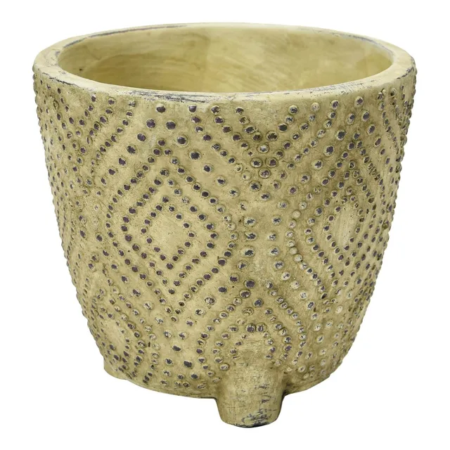 Co-op Maceta Patron Piedra Arenisca Relieve 6  Largo X Ancho
