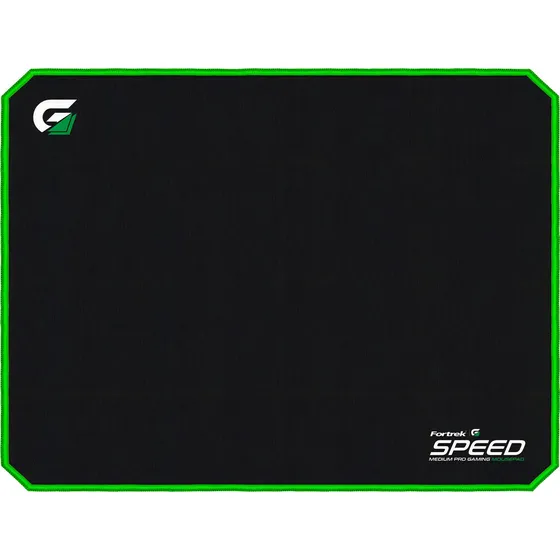Mouse Pad Gamer (320x240mm) Speed Mpg101 Verde Fortrek Cor Preto